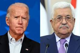 تفاصيل المكالمة الهاتفية بين الرئيس عباس ونظيره الأمريكي