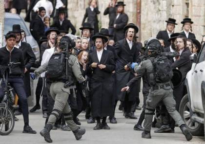 اعتقال 10 متدينين يهود لضربهم عناصر الشرطة بالعصى!