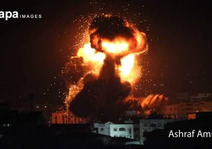 فيديو وصور.. قصف اسرائيلي متواصل على قطاع غزة وتدمير مكتب هنية