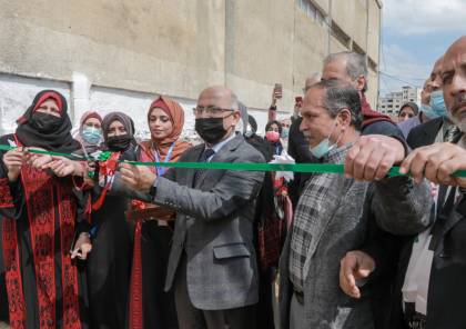 رئيس بلدية غزة يفتتح بازار "ربيع بلادي" إحياءً ليوم الأرض