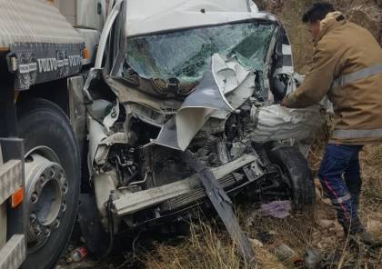 صور: وفاتان وإصابة حرجة لمواطنين إثر حادث سير مروع في واد القف شمال الخليل