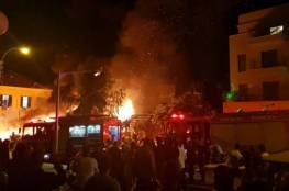 صور..مقتل 4 أشخاص وإصابة أكثر من 15 فى انفجار بمدينة يافا