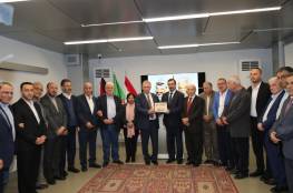 فلسطين تكرم السفير الجزائري لدى لبنان