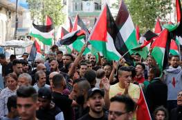 مسيرات أعلام فلسطينية في قرى وبلدات جنين إسنادا للقدس