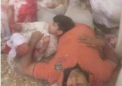 صورة صادمة لأطفال قضوا إلى جانب آبائهم في مجزرة الروضة بسيناء