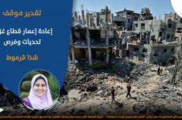 إعادة إعمار قطاع غزة .. تحديات وفرص...شذا قرموط