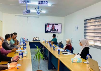 غزة: فلسطينيات تنظم لقاء لممثلي الجامعات المشاركة في دوري المناظرات