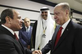 "إسرائيل" تعلق على لقاء أردوغان والسيسي لمدة 45 دقيقة