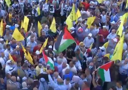 مسيرة جماهيرية حاشدة في أريحا دعما للشرعية ونصرة للقدس والأسرى