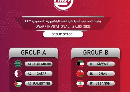 فلسطين تشارك ببطولة غرب آسيا لكرة القدم الإلكترونية