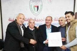 اللجنة الاولمبية تُكرم أبطال الفروسية في مسابقة قفز الحواجز بمحافظات غزة