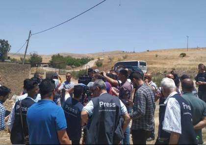 جولة لـ 120 صحافياً فلسطينياً في المناطق المهددة بالضم في الأغوار الشمالية