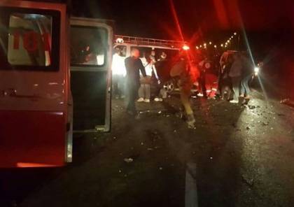 الخليل: إصابة 5 مواطنين و7 من عناصر الشرطة في حادث سير 