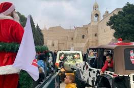 بلدية بيت لحم وفريق بيت لحم للدفع الرباعي ينظمان فعالية "سانتا عَ الطريق"
