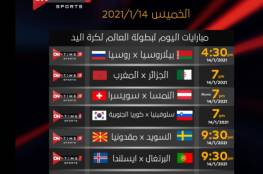 مشاهدة مباراة الجزائر والمغرب بث مباشر في كأس العالم لكرة اليد 2021