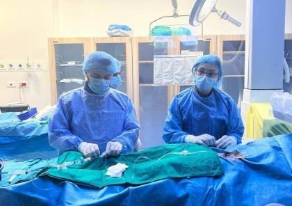 تشغيل أول قسم لقسطرة قلب الأطفال في مجمع فلسطين الطبي