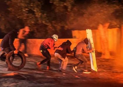 قلقيلية: إصابات واعتقالات خلال قمع الاحتلال وقفة إسناد لأهالي برقة