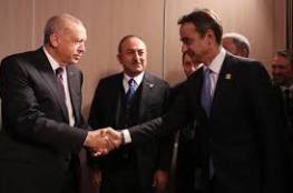 أردوغان يشكر رئيس وزراء اليونان لتضامنه عقب زلزال إزمير