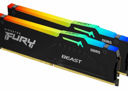 كينغستون فيوري تطلق Kingston FURY Beast DDR5 RGB لتعزيز أداء التشغيل
