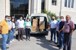 الرؤيا العالمية وجمعية الاتحاد النسائي تقدمان معدات طبية لمكافحة "كورونا" للمستشفى العسكري بنابلس
