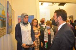 القاهرة: افتتاح المعرض الفني "فلسطين في القلب "  