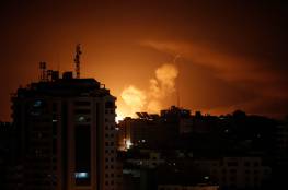 بالفيديو: طائرات الاحتلال تستهدف موقعين للمقاومة في قطاع غزة