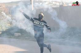 إصابتان بالرصاص خلال قمع الاحتلال مسيرة كفر قدوم شرق قلقيلية
