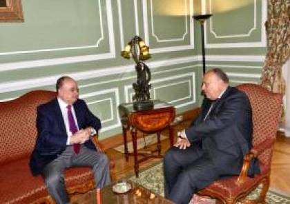 القدوة يطلع وزير خارجية مصر على آخر التطورات السياسية
