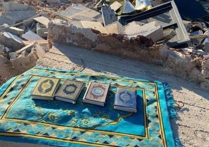غزة: الأوقاف تستنكر هدم الاحتلال لمسجد قرية دوما بنابلس