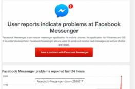سبب تعطل فيسبوك ماسنجر