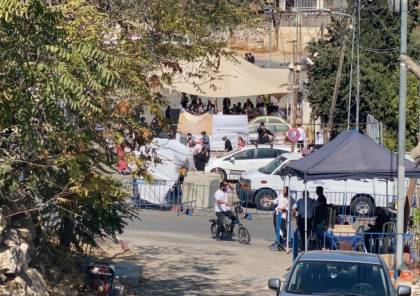  إغلاقات وانتشار للشرطة الاسرائيلية في حي الشيخ جراح