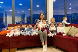 بالصور.. حسناء روسية تنجب 11 طفلاً وهي في سن الـ23 عاماً والعدد مرشح للارتفاع 