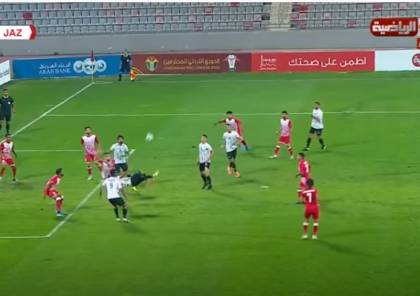 ملخص أهداف مباراة الجزيرة وسحاب في الدوري الأردني