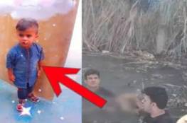 شاهد : العثور على جثة الطفل الثاني الذي ألقته والدته في نهر دجلة