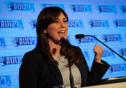 وزيرة الاستيطان الإسرائيلية تبدأ أول جولة "عمل" بالضفة