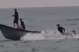 فيديو.. وفاة شاب غرقا في بحر شمال غزة