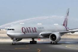  أول طائرة قطرية تدخل الأجواء السعودية قادمة من الأردن