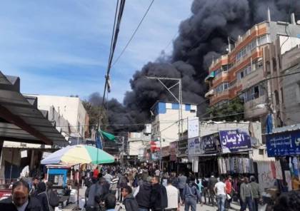 غزة: الداخلية تؤكد السيطرة على حريق النصيرات