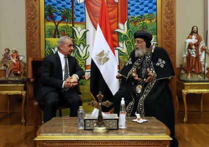 خلال لقائه بابا الإسكندرية: اشتية يدعو لتعزيز الوجود المسيحي في فلسطين
