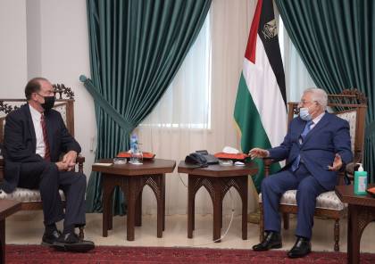 تفاصيل اجتماع الرئيس عباس مع رئيس البنك الدولي ديفيد مالباس