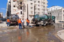 جراء الاستهداف المباشر للبنى التحتية.. بلدية غزة تحذر من كوارث صحية وبيئية
