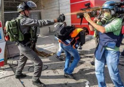 "دعم الصحفيين" تستنكر تمادي الاحتلال في استهداف الصحفيين بالضفة الغربية