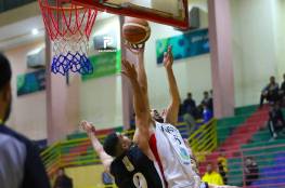 خدمات البريج يقسو على غزة الرياضي في دوري السلة