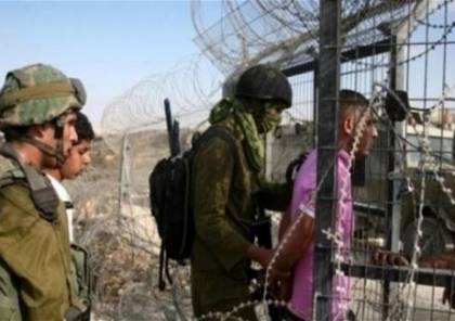 اعتقال شابين حاولا اجتياز السياج الحدودي شمال غزّة
