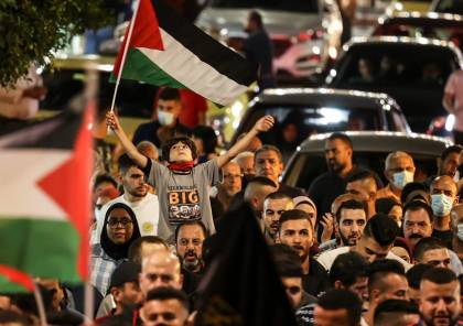 مسيرة في جنين تنديدا بعدوان الاحتلال المتواصل على شعبنا