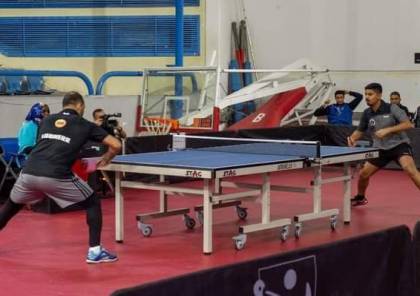فوز وخسارة لفلسطين في البطولة العربية لتنس الطاولة