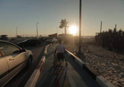 بلدية غزة تفتتح أول استراحة موائمة لذوي الإعاقة على شاطئ البحر