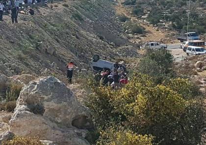 صور:مصرع 3 فلسطينيات واصابة 3 اخرين في حادث مروع على طريق بيت ايل