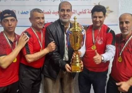 "النشامى" يحصد لقب كأس الطاولة في غزة