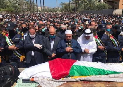 غزة : تشييع حاشد لجثمان القيادي في حماس أحمد الكرد